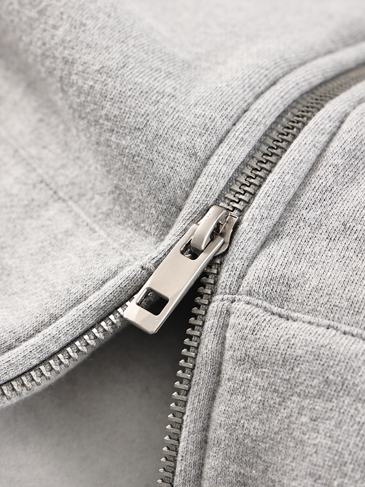 Winter Heavy Zip Up Cotton Hoodie Custom Embroidery Joggers Sweatshirts