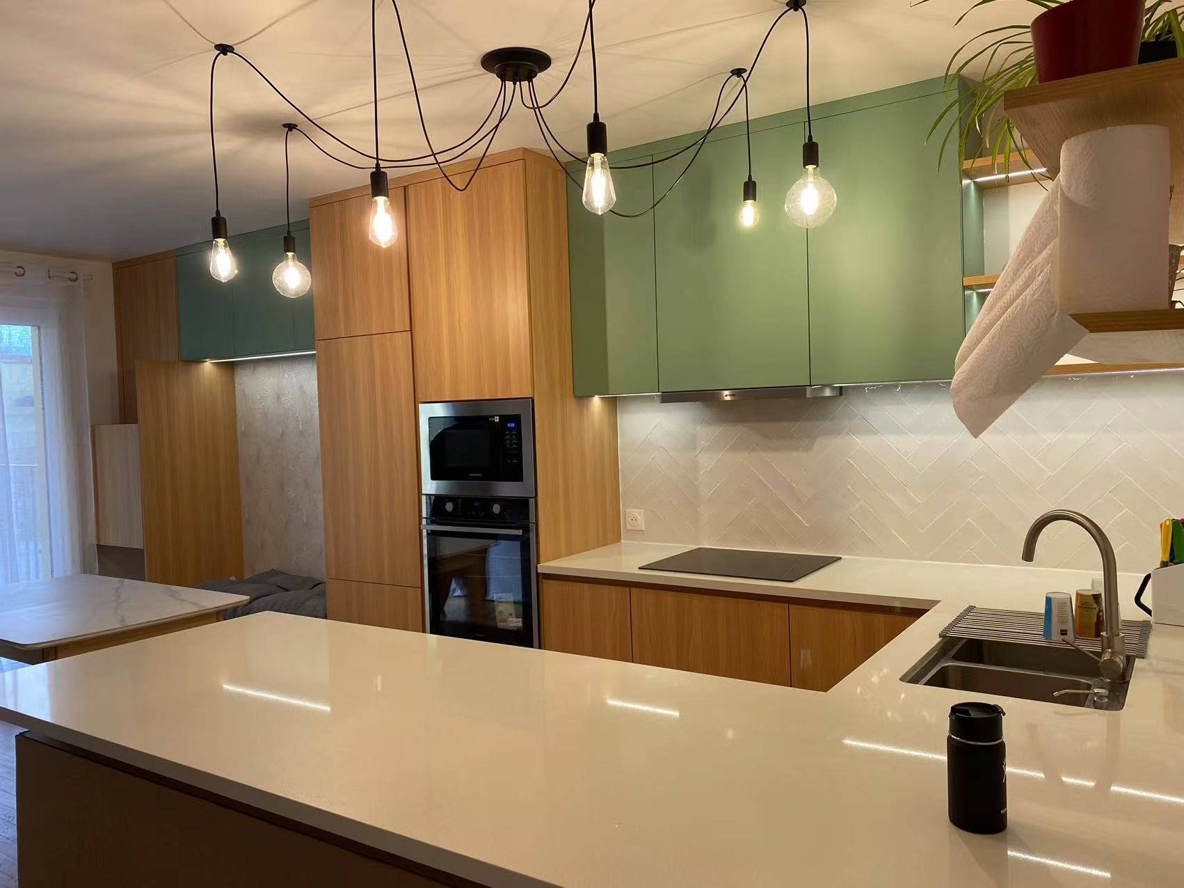 ODM/OEM Kitchen Cabinet Set Custom MDF Design for Modern Homes in the Philippines