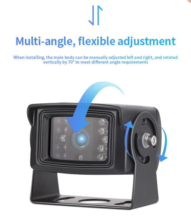 Little Korean Style Unlit 18.5mm Perforated Waterproof Rear View Car Parking Camera System