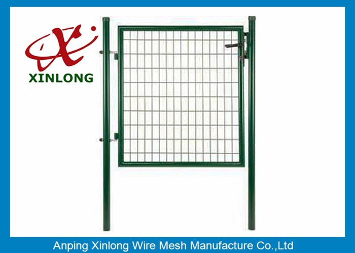 Beautiful Design Welded Fence Gate Iron Wire Material Convenient Installation