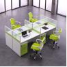 Buy cheap Green Call Center Office Cubicles Workstation Thickness 30mm from wholesalers