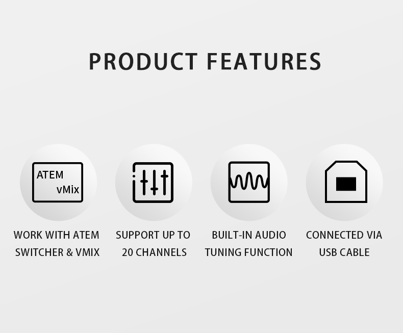 Live Broadcast Video Switcher with Built-in Tally Trigger and Guide Switching Station
