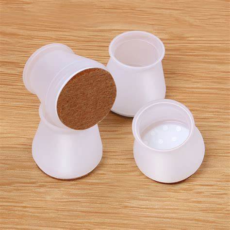 Eco Friendly Custom Made Silicone , Soft Rubber Silicone Chair Leg Protectors