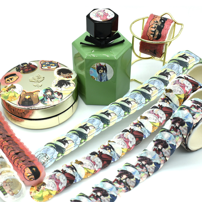 DEC Waterproof Stationery Present Washi Tape Stickers