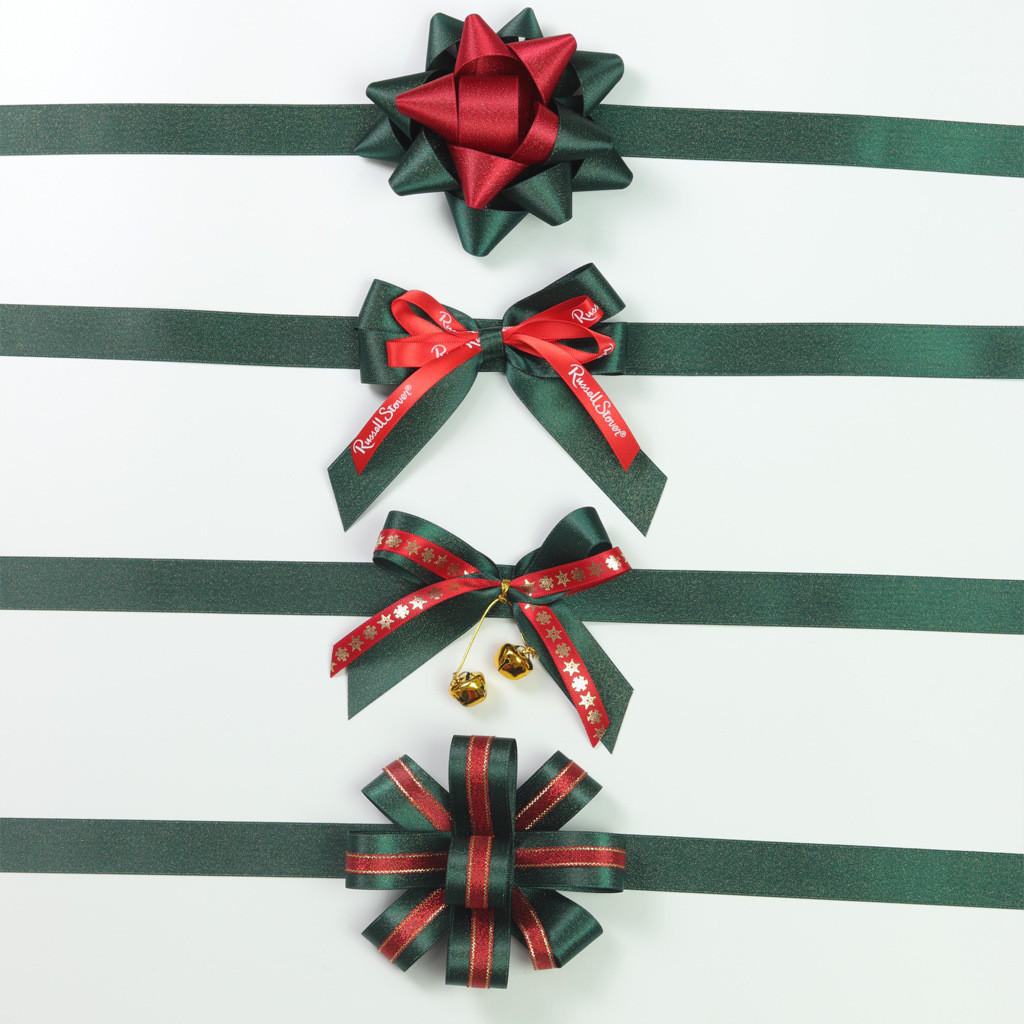 Polyester Satin Ribbon Bows ISO9001 Satin Ribbon For Gift Wrapping