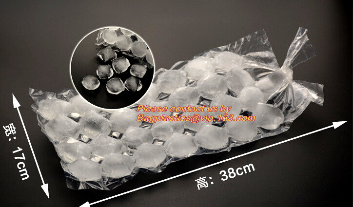 BPA Free Custom Ice Cube Maker, Disposable Polyethylene Pe Plastic Ice Cube Bags, Selfsealing Ice Cube Packaging Bag
