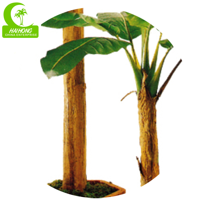 Factory handmade real touch high quality artificial banana tree for outdoor decoration