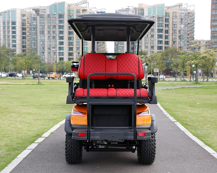 4 Wheel Electric Club Car Golf Cart Maximum Speed 30-50Km/h Electric Fuel Type Lifted 4 Passenger