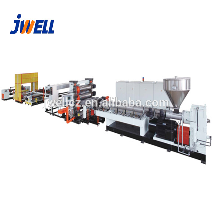 JWELL PVC Leather Extrusion Production Line Machine
