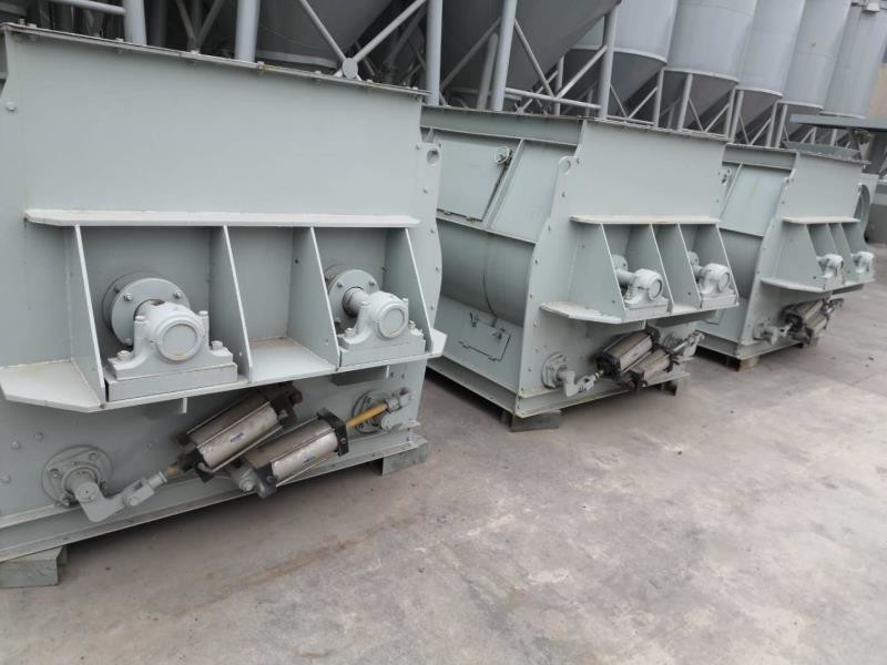 Double Horizontal Dry Powder Mixer 4 Party Twin Shaft Paddle Mixer Powder Mixing