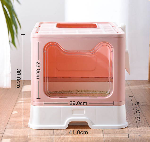 Modern Folding Portable Litter Box Luxury Large Space Cat Smart Litter Box
