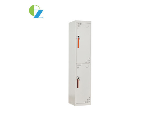 Vertical Steel Wardrobe Lockers 2 Door For Office / School / Hotel / Hospital