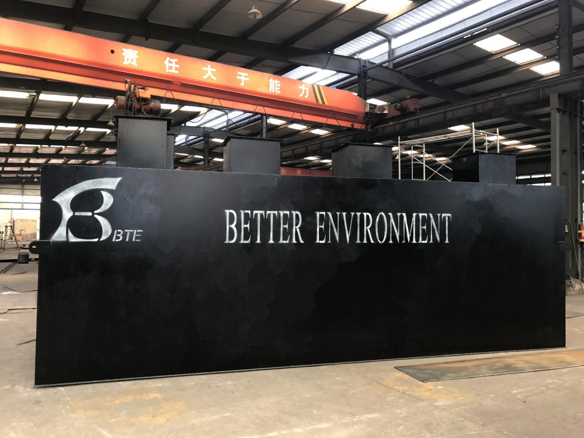 2000L/Hour MBR Integrated Sewage Treatment Equipment with Customized Color Technology