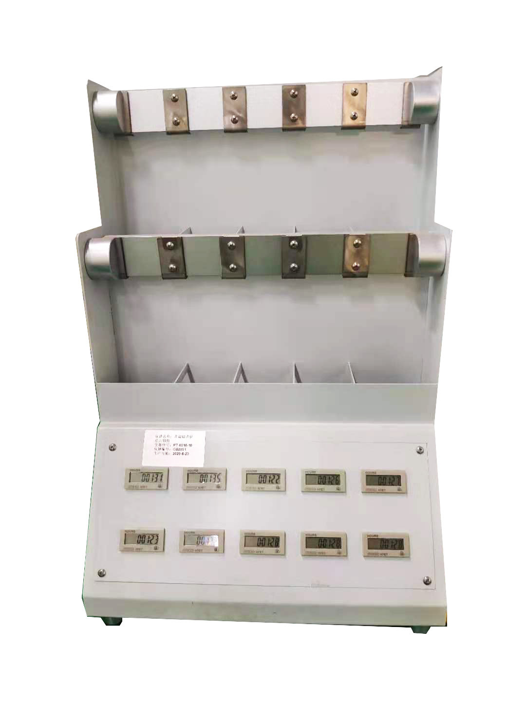10 Station Adhesive Tape Holding Force Test Machine with Room Temperature Timer