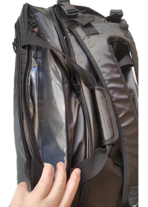Compact and Lightweight Padel Racket Bag Ventilation 1.2kg Black