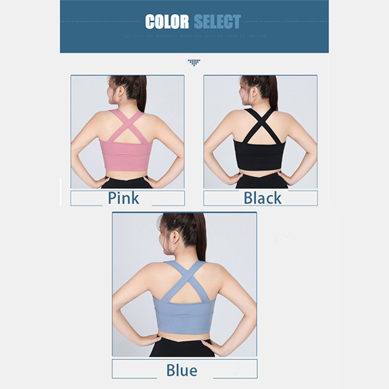 5XL Zip Front Plus Size Sports Bra Oversize Nylon Sexy Cross Back Yoga Bra