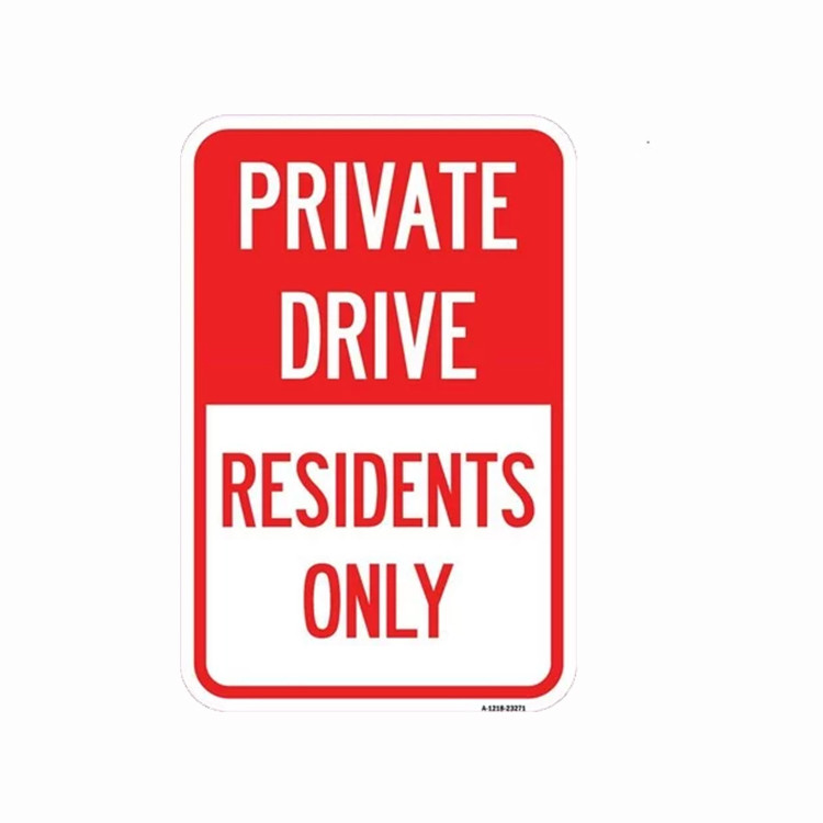 Square Reflective Traffic Signs Road Safety Pedestrian Crossing Symbol Polycarbonate Material