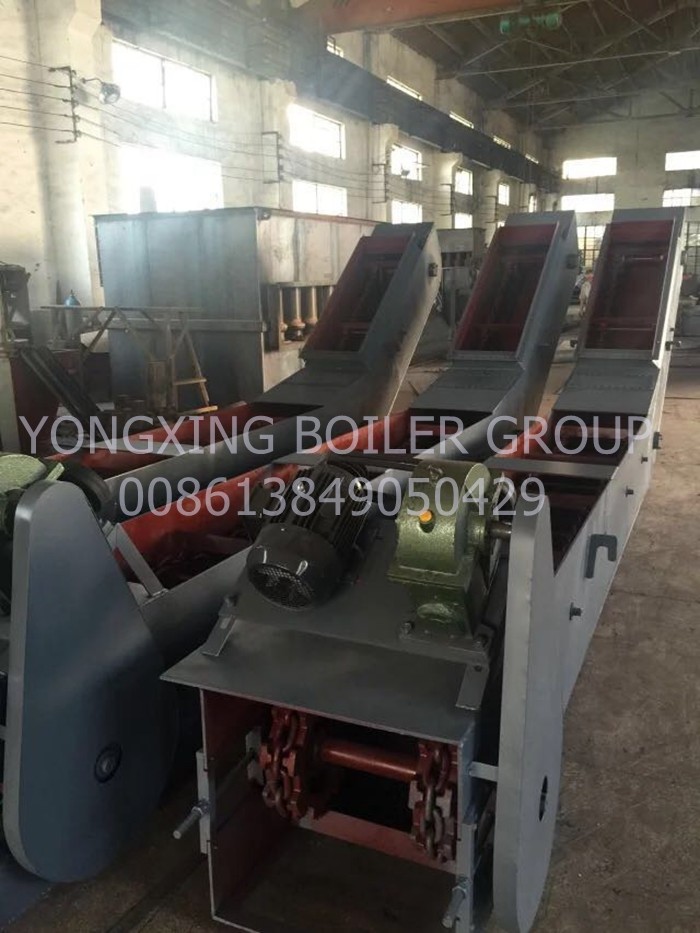 25 Ton Wet Scrapper Conveyor Slag Remover Chain Belt Type GB Steel Material