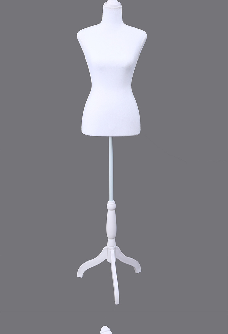 Factory direct sales foam cloth female model clothing display props bust printed linen cloth pin-inserable cloth
