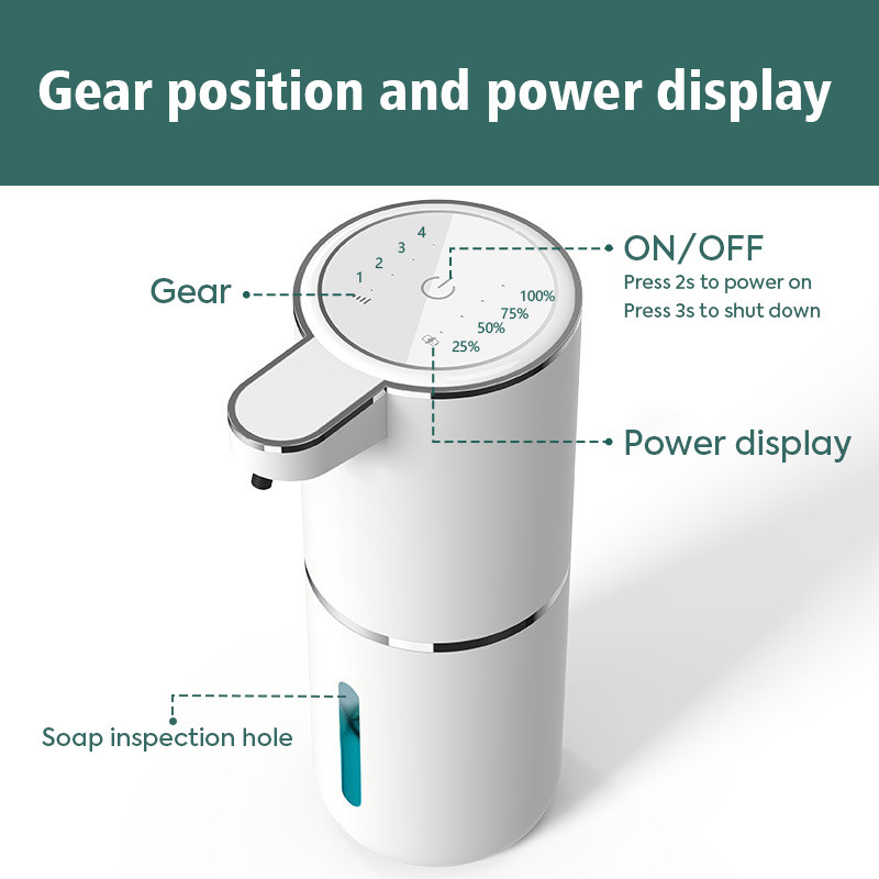 4 Speed Adjustment Infrared Sensor Soap Dispenser Wall Mounted