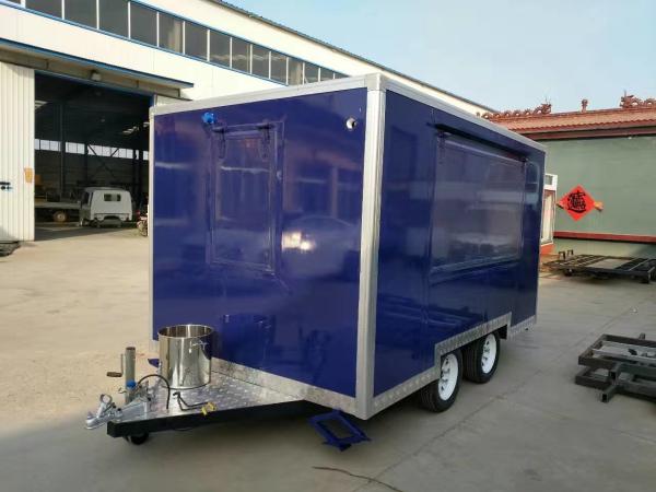 food trailer Coffee Hot Dog Food Carts With Full Kitchen, Mobile Ice Cream Food
