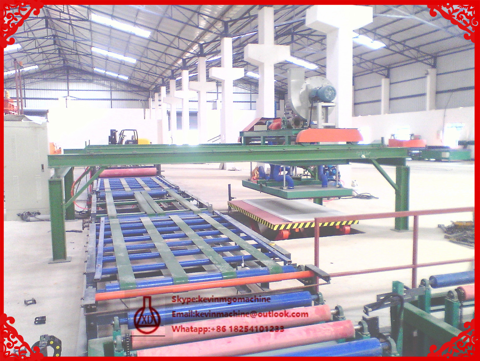 Decoration Panel Roofing Sheet Making Machine with Double Roller Extruding Technology