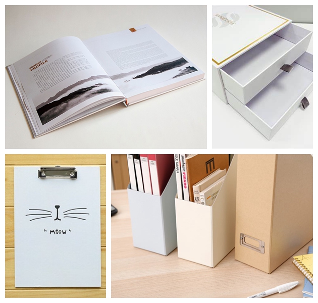 Double side white cardboard