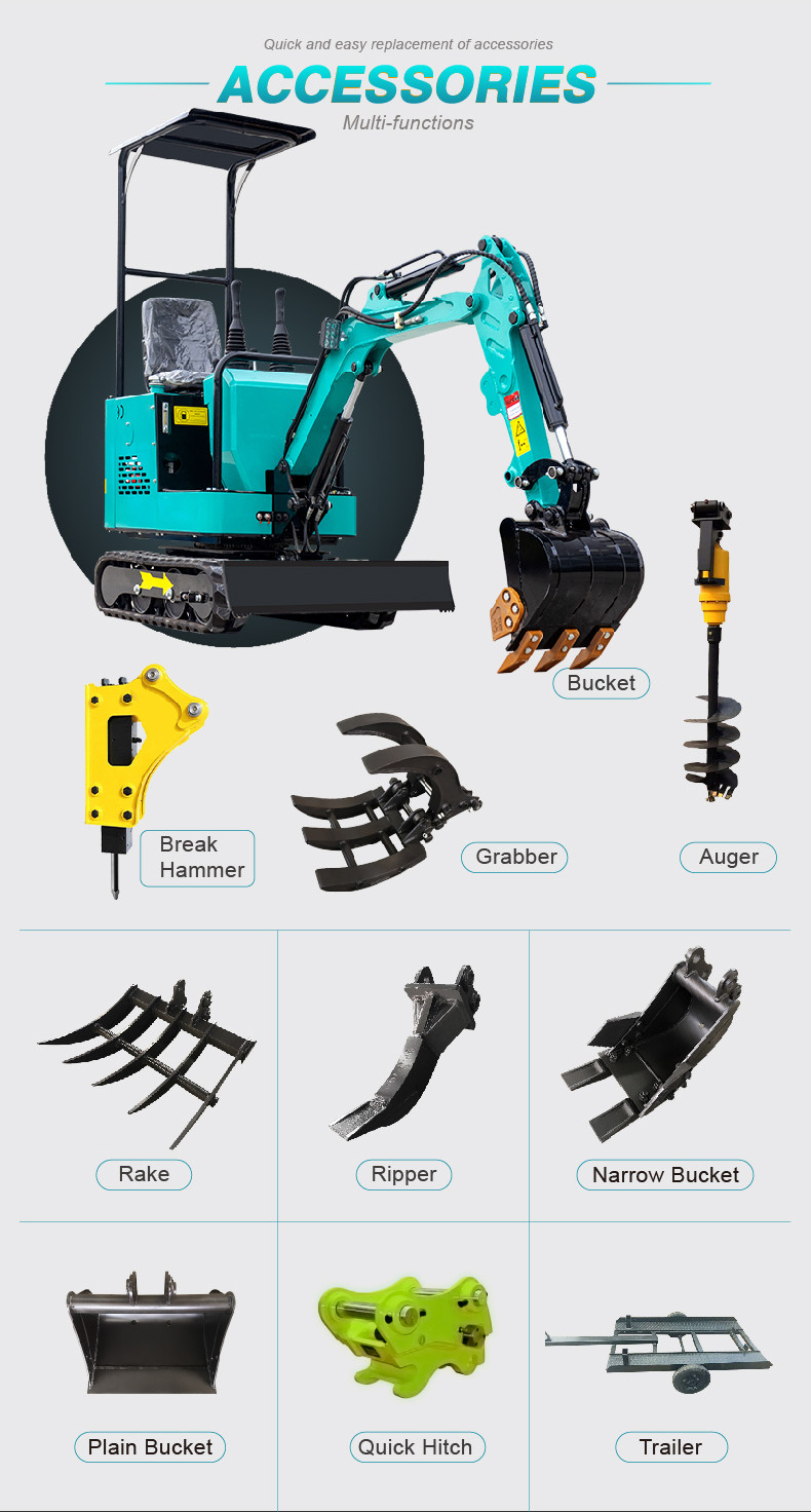 PC10 Euro5 Hightop Mini Excavator Machine With Roll Over Protection System Function
