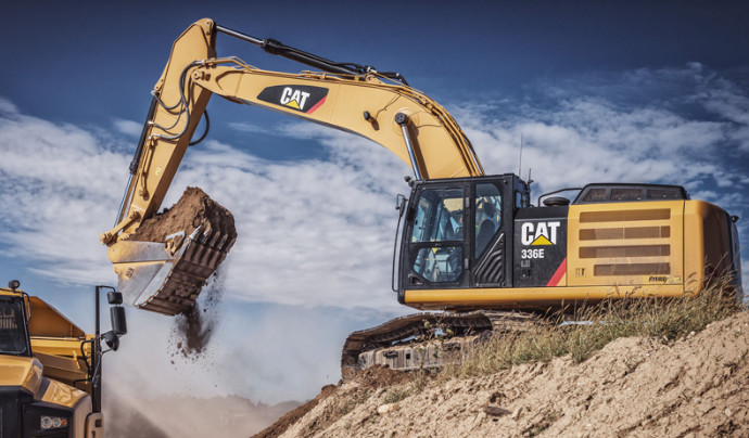 Used Cat307E2 Excavator Cat C2.6 DI Turbo Engine Secondhand Mini Excavator
