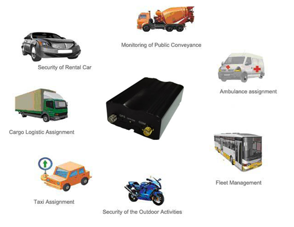 37 VDC Car GPS Tracker With Fuel Monitoring Temperature Sensor