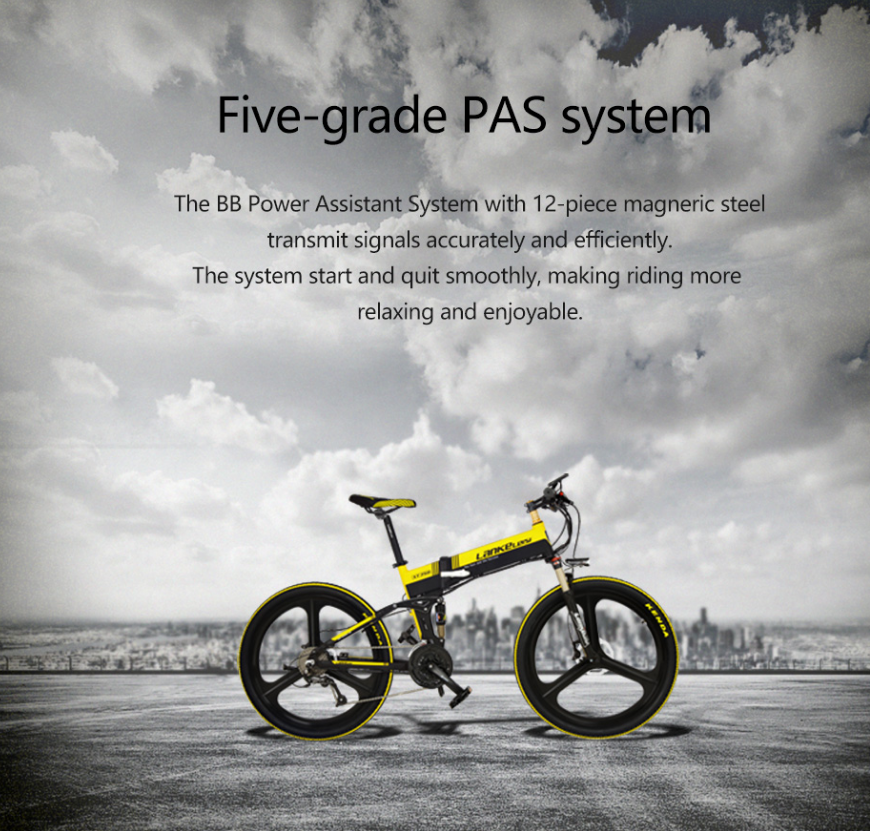 Lankeleisi Mtb 27 Speed Electric Mountain Bicycles 400W 10AH Panasonic Battery