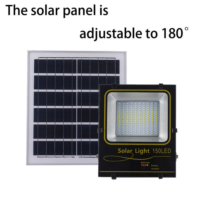 square Home garden LED solar projection lamp 7000K 2-14 hours 30-60W Light for 12-14 hours IP66