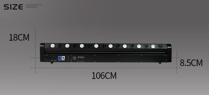 14 PSC LED Gold Dot Matrix Lights Input Voltage V AC90-240V 50-60Hz 14 Warm White DMX