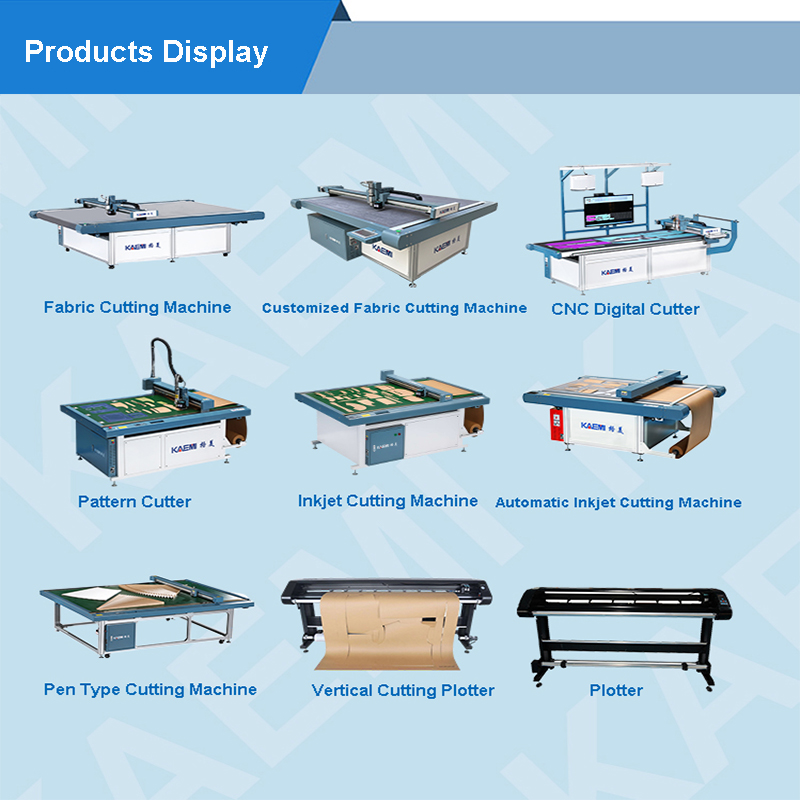 HP-GL CAD File Format Flatbed Inkjet Cutting Plotter For Garment Die Cutting