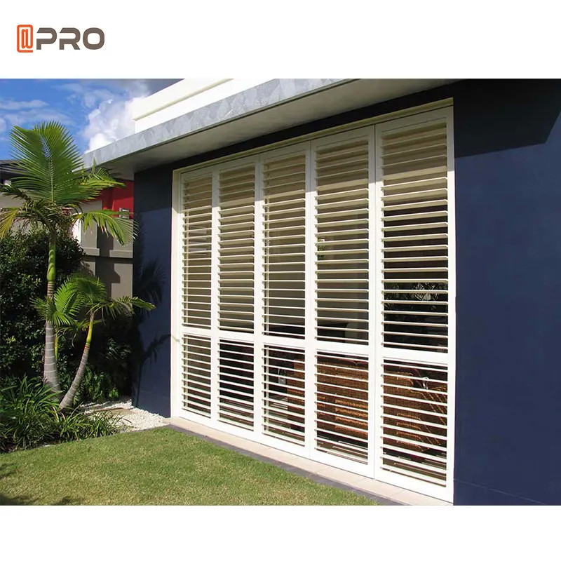 Rational Construction Aluminum Louver Door Louver Shutter Window Water Proof