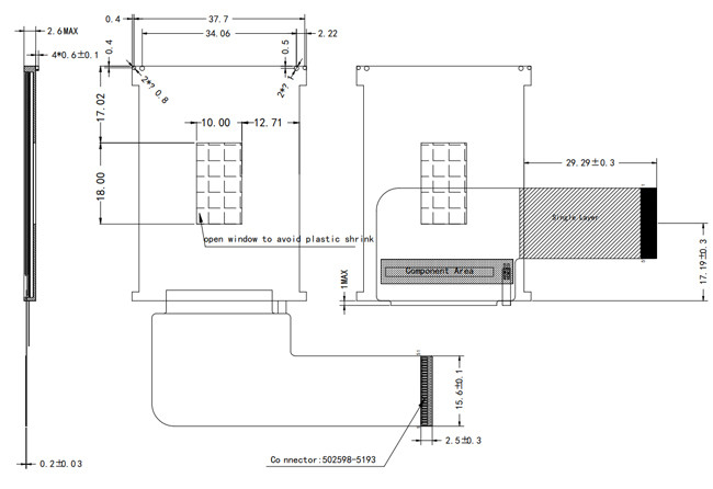 240x320 IPS TFT LCD Screen , 2 Inch TFT Display With SPI RGB interface