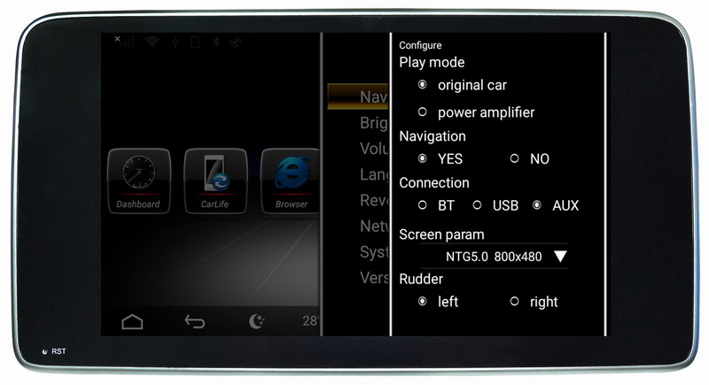 Ouchuangbo media player GPS radio for ML GL 2013 support BT MP3 mirror link android 8.0 OS 4+32