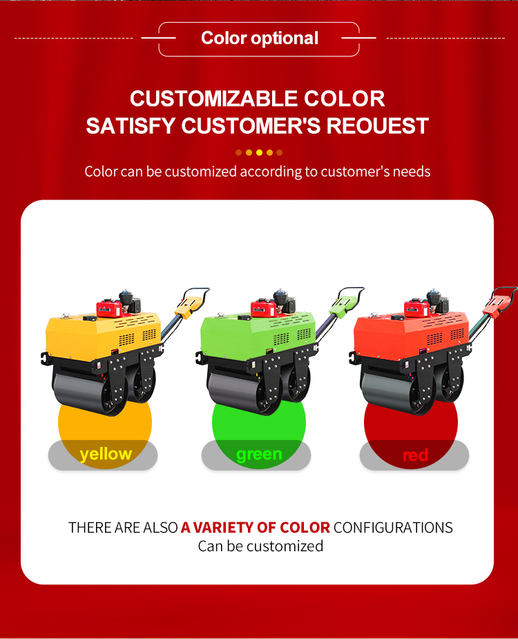 600mm Compaction Width Handheld Soil Compactor Machine with 2.5L Fuel Tank Capacity