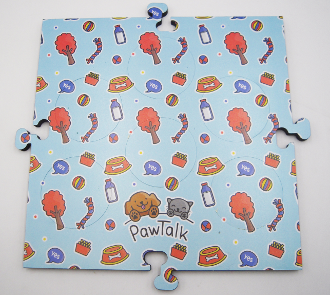 Minglu MLPD-003 dog button mat High quality Rubber base none slip Pet Pad Pet Training Pad with sound button