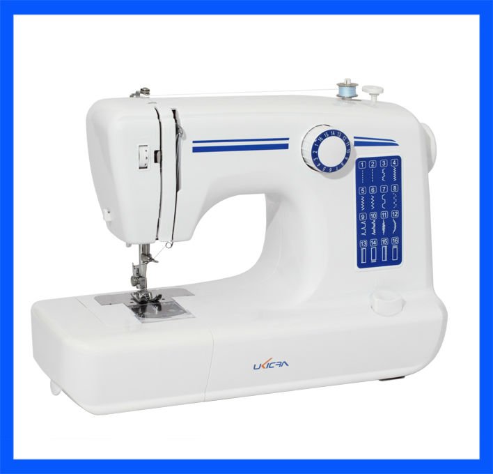 High Speed Mini Home Sewing Machine UFR-613 Flat-Bed 0.3-1.8mm Max. Sewing Thickness