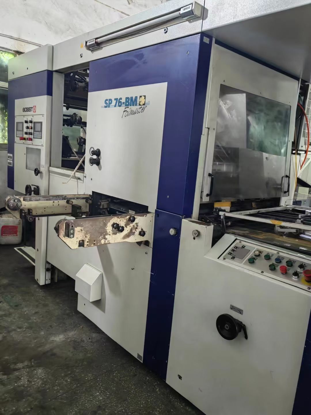 760 Fully Automatic Die Cutting And Bronzing Machine For Other Industries Year 2003