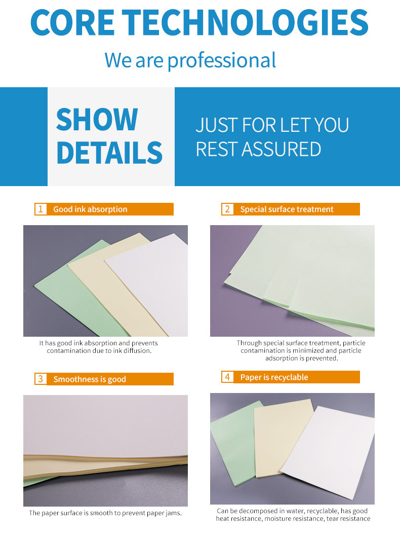 Dust Free A4 Size Copy Paper Impregnated And Coated With Polymer Formulation