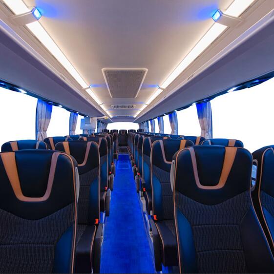 WHEELBASE 5100mm FAST6DS95T 100km/h Diesel 43 Seats 50 Seats Luxury 11M Used Coach Bus