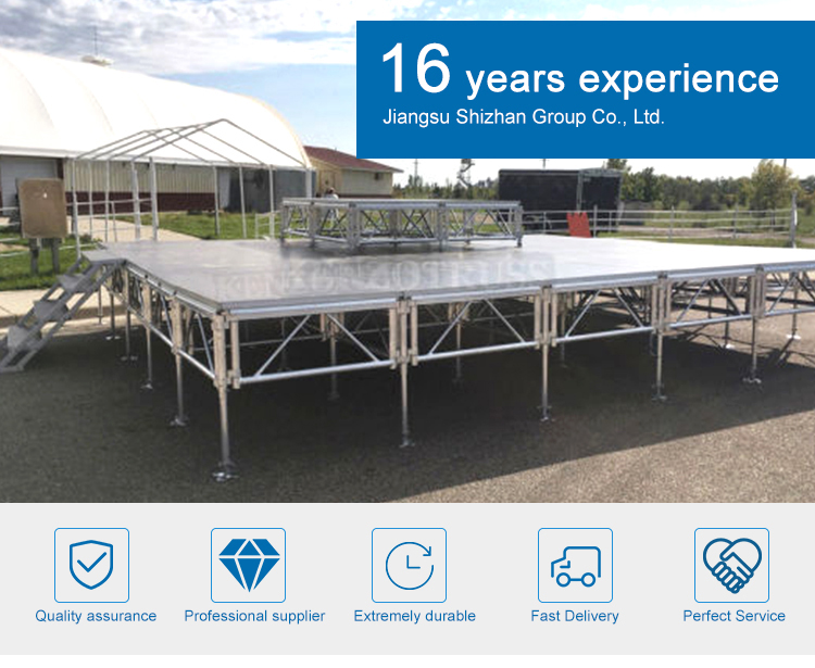 Speed Roof Truss Aluminum Collapsible Live Concert Stage Platform System