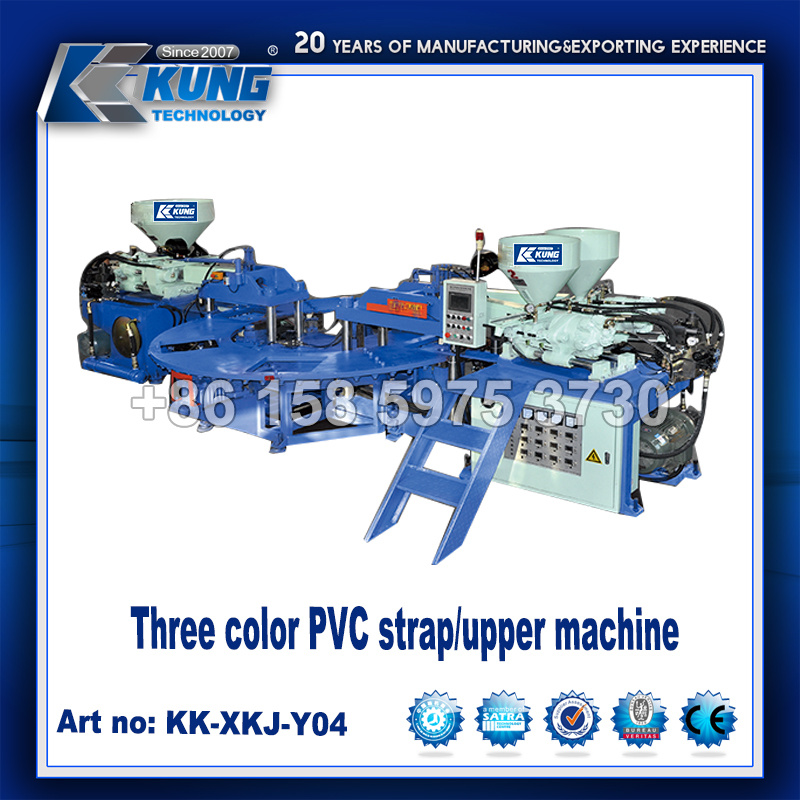 Double Color PVC Strap Machine Shoe Making Machine