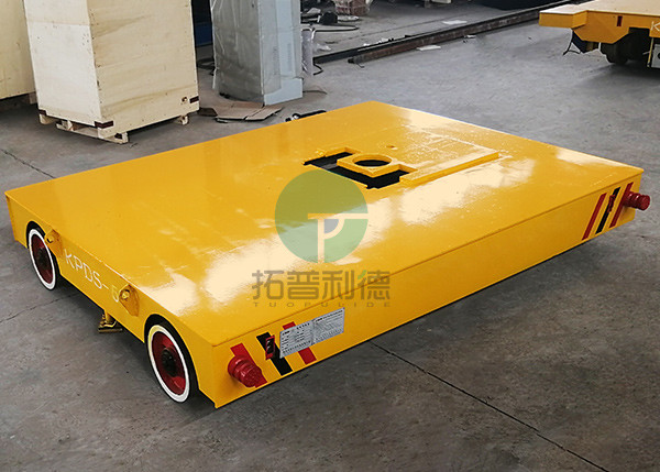 20t Load Capacity Metal Factory Motorized Trackless Transport Car For Mold Handling