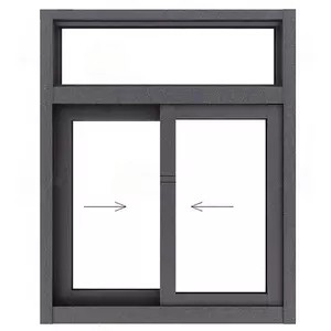 Exterior Facade Aluminum Folding Windows Exposed Frame