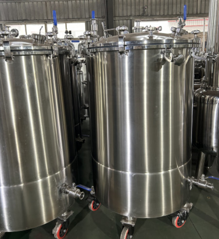0.02MPa To 0.1MPa Mirror Polishing Softgel Medicine Storage Tanks