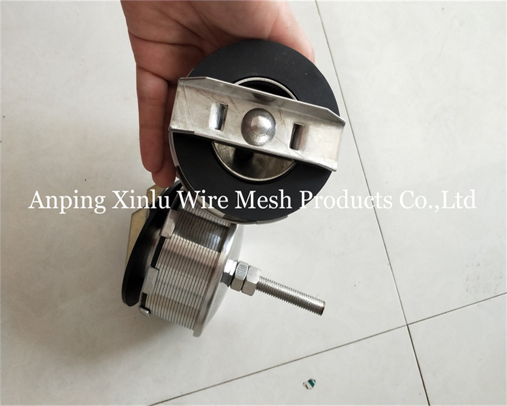 Double Flow Johnson Wedge Wire Hastelloy C Filter Nozzle 300PSI With Screw M10