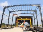 Prefabricated Portal Framed H Section Column Steel Structure Earthquake